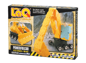 LaQ hamacron powerful car yellow hayashiworld ลาคิว อายาชิเวิลด์ รถตักดิน สีเหลือง