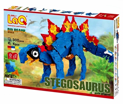 LaQ dinosaur stegosaurus hayashiworld ลาคิว อายาชิเวิลด์ ไดโนเสาร์ สเตโกซอรัส สีน้ำเงิน