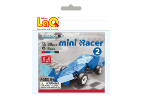 LaQ hamacron mini racer blue 2 hayashiworld ลาคิว อายาชิเวิลด์ รถแข่ง เล็ก สีน้ำเงิน