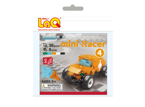 LaQ hamacron mini racer orange 4 hayashiworld ลาคิว อายาชิเวิลด์ รถแข่ง เล็ก สีส้ม