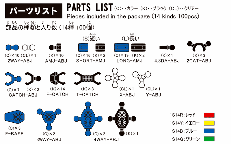 Epsilon Blue Partlist