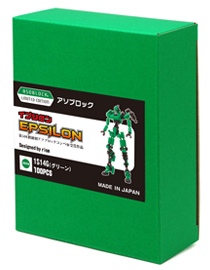 อโซบล็อค Asoblock Epsilon Green ชุดสีเขียว ของเล่น เสริมพัฒนาการ ญี่ปุ่น
